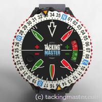 Der Taktik-Rechner für Regatta- und Fahrtensegler TackingMaster ist fürs Handgelenk und wurde im April 2015 herausgebracht.